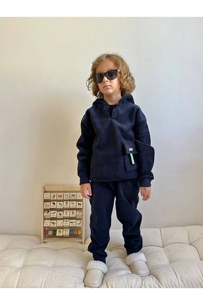 Jolly Kids Boy's Pocket Fleece Sweatshirt Set