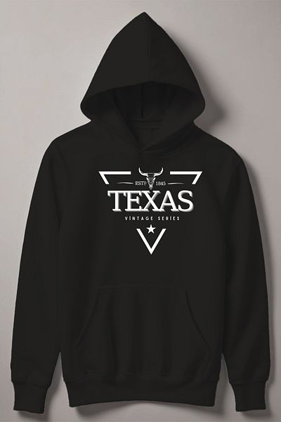 MYADA Детски суитшърт с качулка и принт Texas Vintage Series 12443
