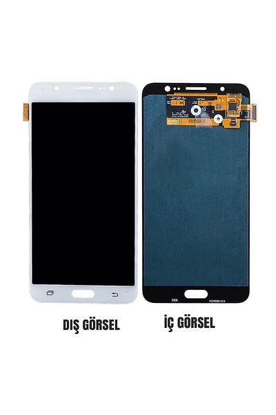 Nettech Teknonet Samsung Galaxy J710 J7 2016 Compatible Oled Lcd Touch Screen - White