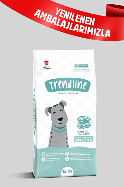 Trendline Biftekli Yetişkin Kuru Köpek Maması 15 Kg