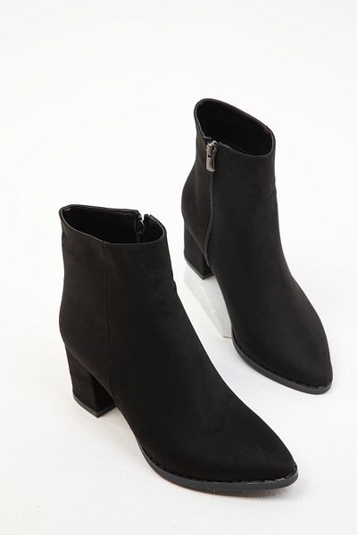 SOHO Women's Black Suede Boots & Bootie 16560