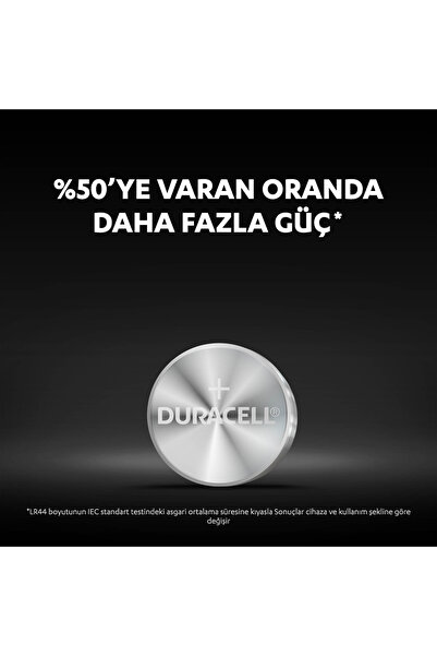 Duracell LR44 Alkalin Özel Pil (4'lü paket) 1,5V