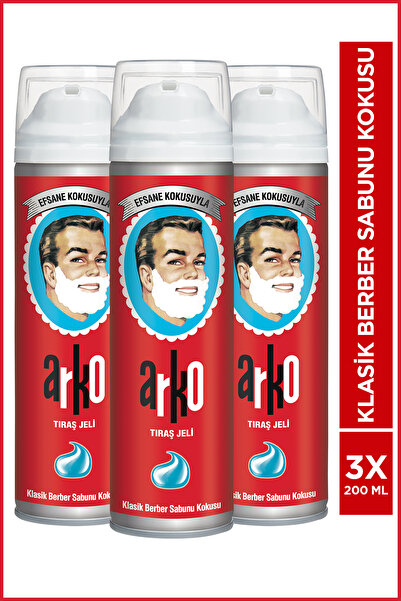 Arko Men Efsane Tıraş Jeli 3x200 Ml