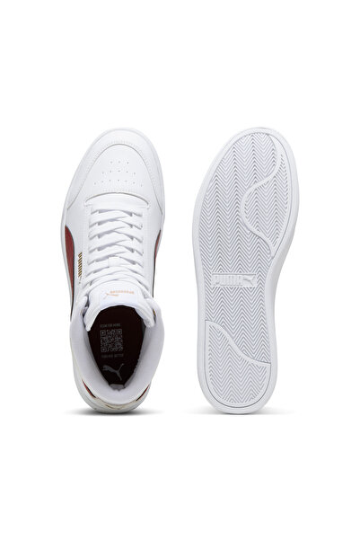 Puma Shuffle Mid-PUMA White-Intense Red-Vapor Gray