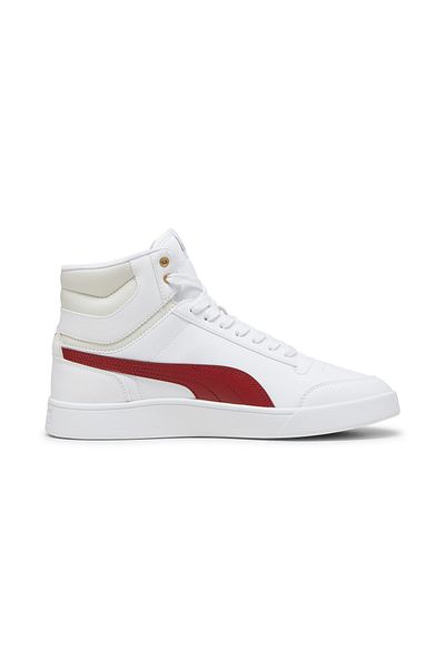 Puma Shuffle Mid-Puma White-Intense Red-Vapor Gray