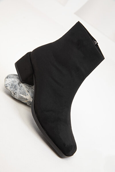 SOHO Μαύρες σουέντ γυναικείες μπότες & μποτάκια 18489