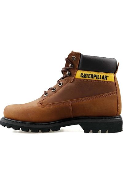 Caterpillar Cat 015g100095 Colorado Δερμάτινες Unisex Μπότες Καφέ