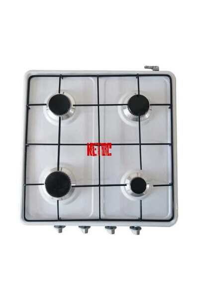 Netoc LÜX 4 GÖZLÜ OCAK TÜPLÜ (LPG)-(BEYAZ)