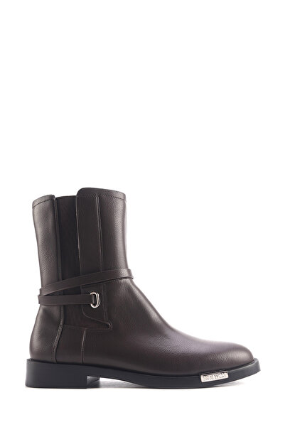 Nine West Γυναικείες Flat Μποτάκια GIANNA 4PR Καφέ