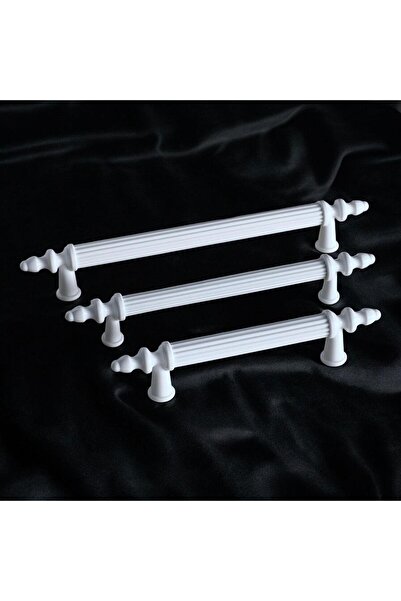 Badem10 (Hard Plastic) Polavit 96 mm White Furniture Kitchen Drawer Cabinet Door Cabinet Handle Handle Handle