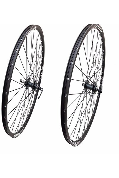SARİSSA BİSİKLET VONA 29 Jant Çift Kat Disk Fren Uyumlu Bisiklet Ön Arka Jant Seti 29 - Siyah