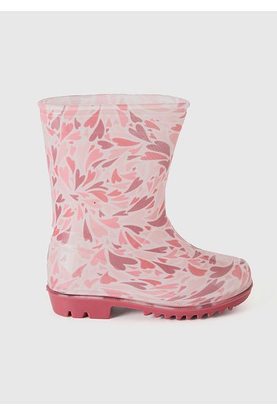 United Colors of Benetton Boy's Pink Mix Rain Boots