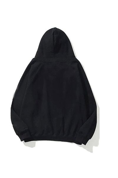 The Champ Clothing Унисекс суитшърт с качулка и полар, щампа David, черен, голям размер