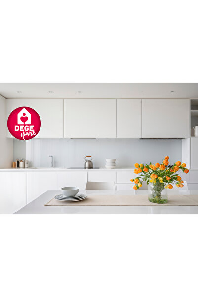 DEGE HOME Matte White Adhesive Foil, Kitchen, Cabinet and Furniture Cover