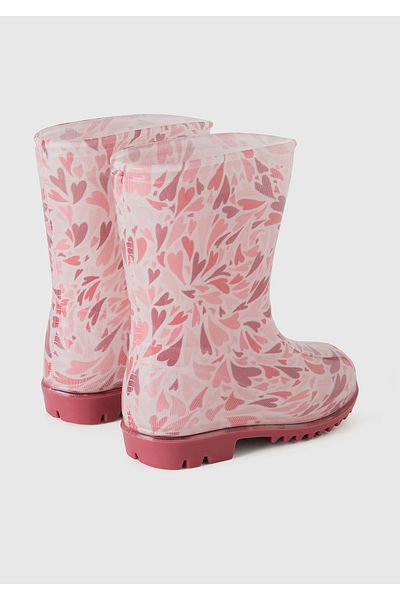 United Colors of Benetton Boy's Pink Mix Rain Boots