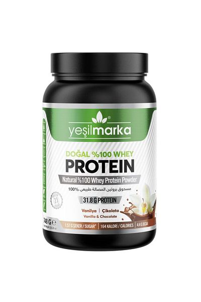 yeşilmarka 748 gr Natural Whey Protein - Chocolate/vanilla Powder