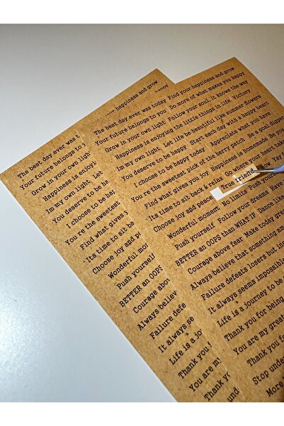 SF SCRAPBOOK KIRTASİYE Cümle Sticker Ingilizce Kraft Kelimescrapbook Journal ...