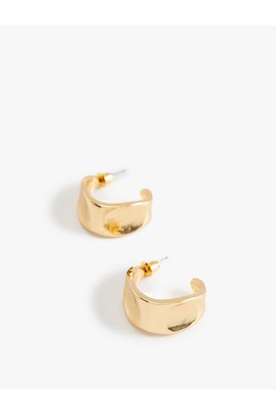 Koton Abstract Hoop Earrings