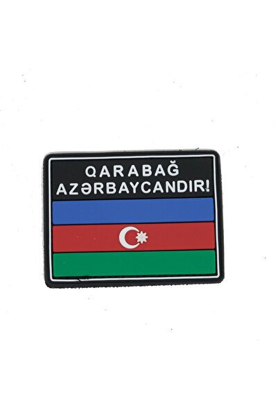 MG ROPES حجاب سيليكون بعلم أذربيجان - ظهر فيلكرو (AZ07)