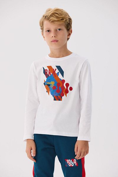 Bikkembergs Bg Store Boy's White T-Shirt
