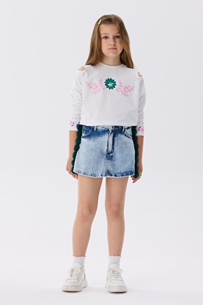 Beverly Hills Polo Club BG Store Kız Çocuk Denim Etek