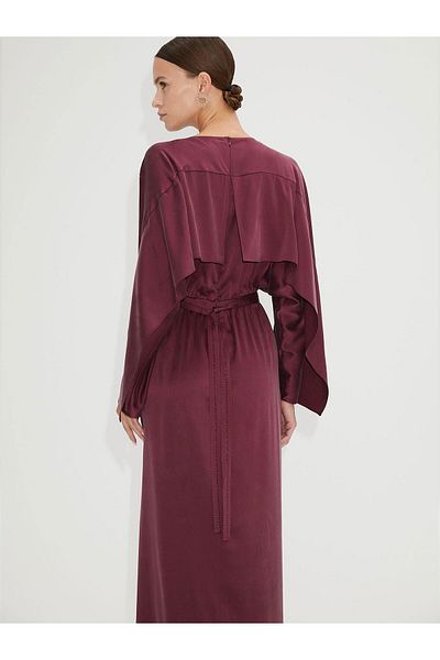 BAQA Burgundy Evening Dress
