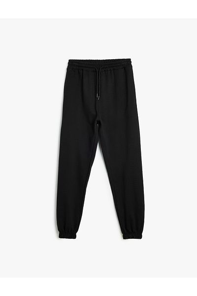 Koton Παντελόνι Jogger με τσέπες και δέσιμο στη μέση με τρεις κλωστές