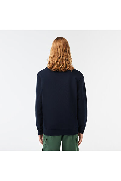 Lacoste Classic Fit Erkek Lacivert Sweatshirt