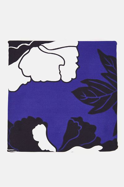 Kenzo Queen Size 2 Pieces Floral Printed Duvet Set 240 L x 220 H cm, Navy Combo