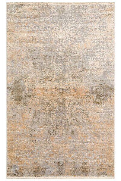Eko Halı FRESCO DYED FSD 01 D.GOLD Overdyed Yüksek Alçak Dokulu Özel Işıltılı...