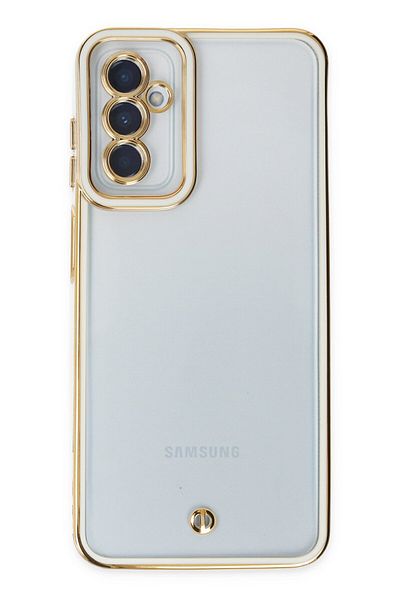 NewFace Samsung Galaxy M13 Case Liva Lens Silicone - White Alsat