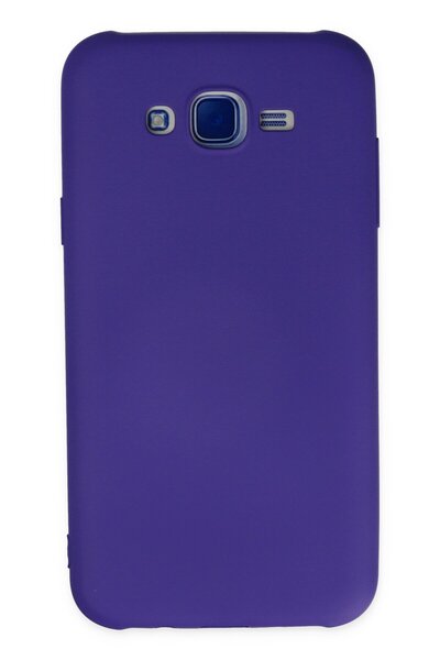 NewFace جراب متوافق مع هاتف جالاكسي J7 مصنوع من السيليكون المخملي الداخلي - أ...