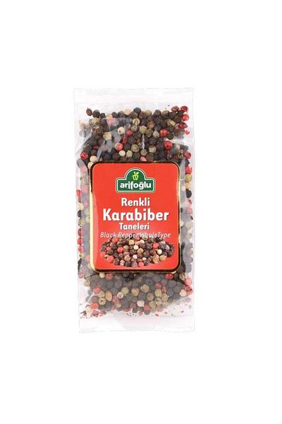 Arifoğlu 130g Colored Black Pepper Grains - 4 Colors