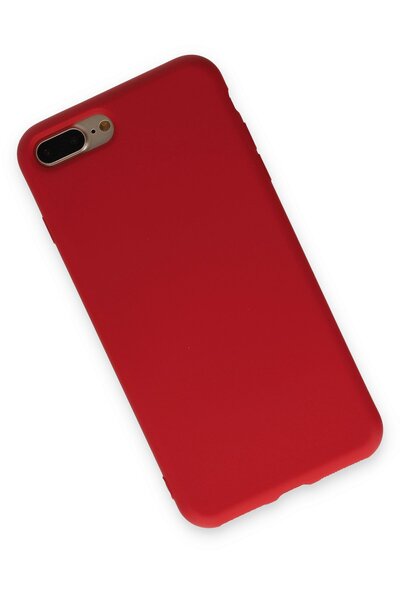 NewFace iPhone 7 Plus Case Nano Inside Velvet Silicone - Red Sptgl