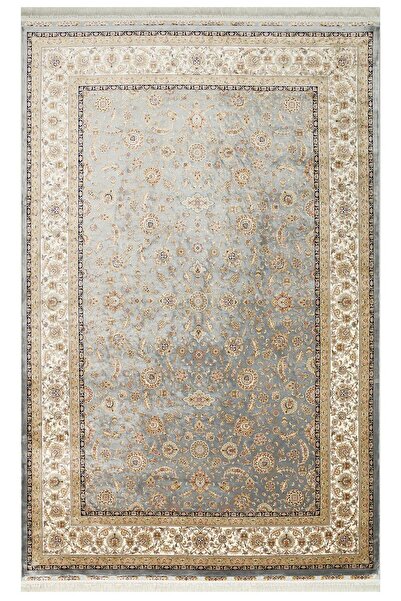 Eko Halı ISFAHAN ISF 03 GREY CREAM Klasik Desenli Yüksek Kalite Sık Dokuma Ma...