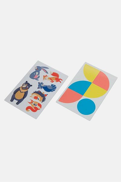 Tchibo Reflective Stickers, White Combo