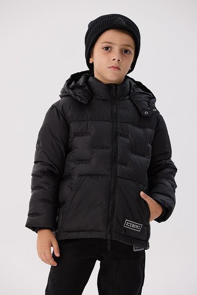 Iceberg Bg Store Boy's Black Coat