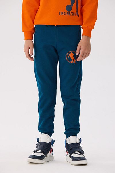 Bikkembergs Bg Store Boy's Petrol Sweatpants