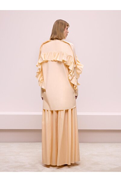 BAQA Fırfır Detaylı Somon Gömlek