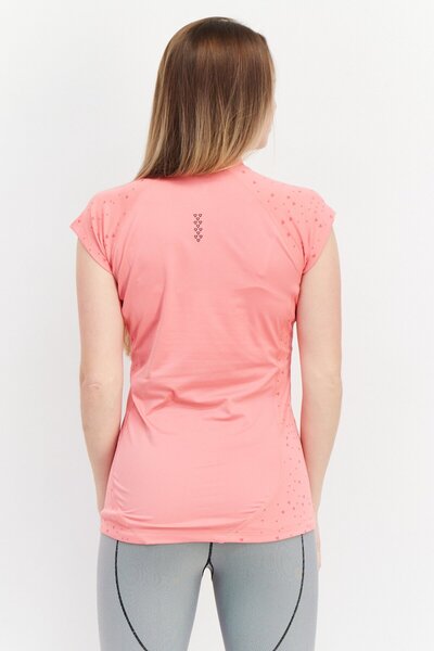 Asics Women Sportwear Fit Cap Sleeve Running Tops, Dark Pink