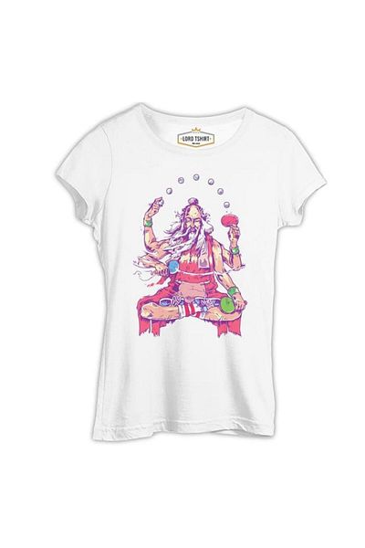 Lord T-Shirt Table Tennis - Yoga Ping Pong White Women's T-shirt