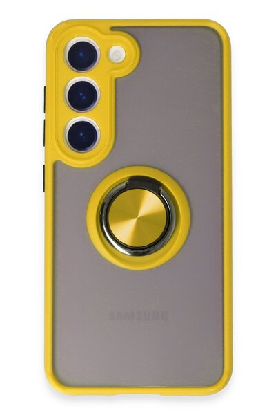 NewFace غطاء سيليكون لهاتف سامسونج جالاكسي إس 23 من إس بي تي آر إن إس مع حلقة...