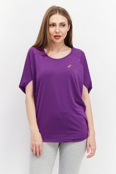 Asics Women Oversized Fit Short Sleeve Training Top, Purple