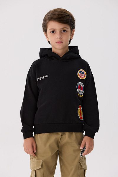 Iceberg Bg Store Черен суичър за момче