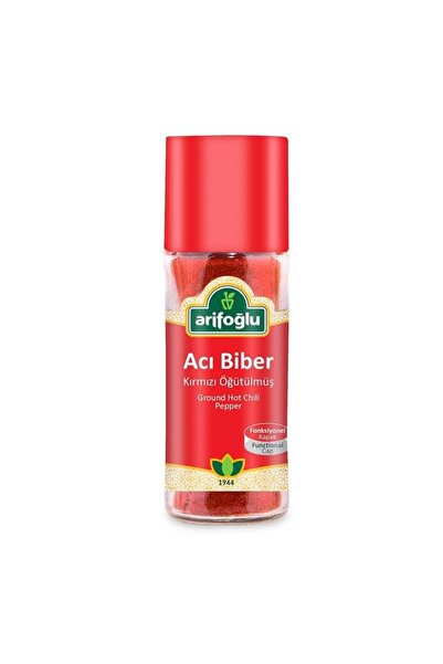 Arifoğlu Acı Biber Kırmızı Öğütülmüş 55g Cam
