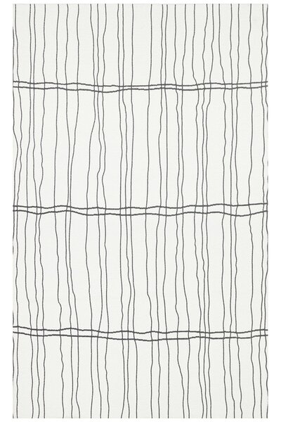 Eko Halı NEVADA NVD 05 WHITE BLACK Özel Moroccon Tuşeli Hav Toz Vermez Kaymaz...