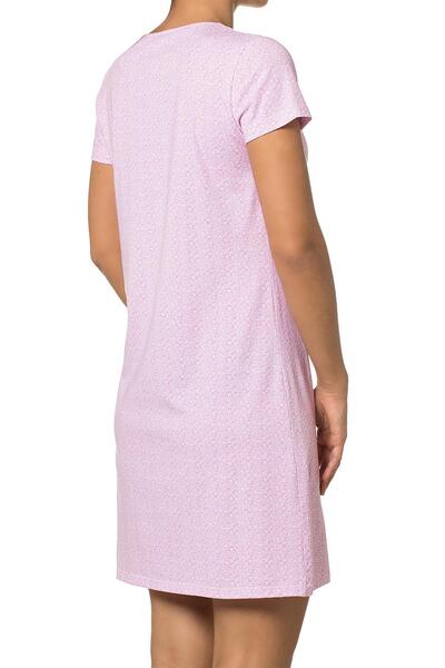 Doremi Short Sleeve Patterned Nightgown