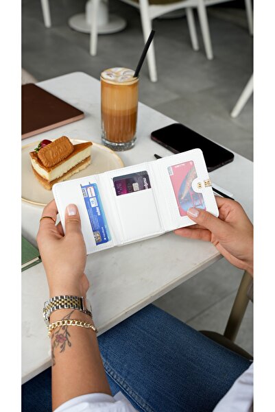 Crew Leather Γυναικείο πορτοφόλι Tokyo - Πορτοφόλι με λεπτομέρεια με μαργαριτάρια με θήκη για κέρματα