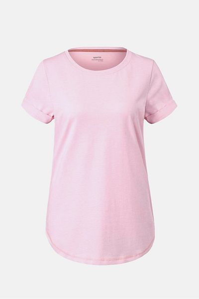 Tchibo Women Sportswear Fit Short Sleeve Training Top, Pink