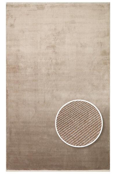 Eko Halı NAPOLI NAP 01 VIZON GREY Sade Desenli Modern Sık Dokuma Makine Halısı